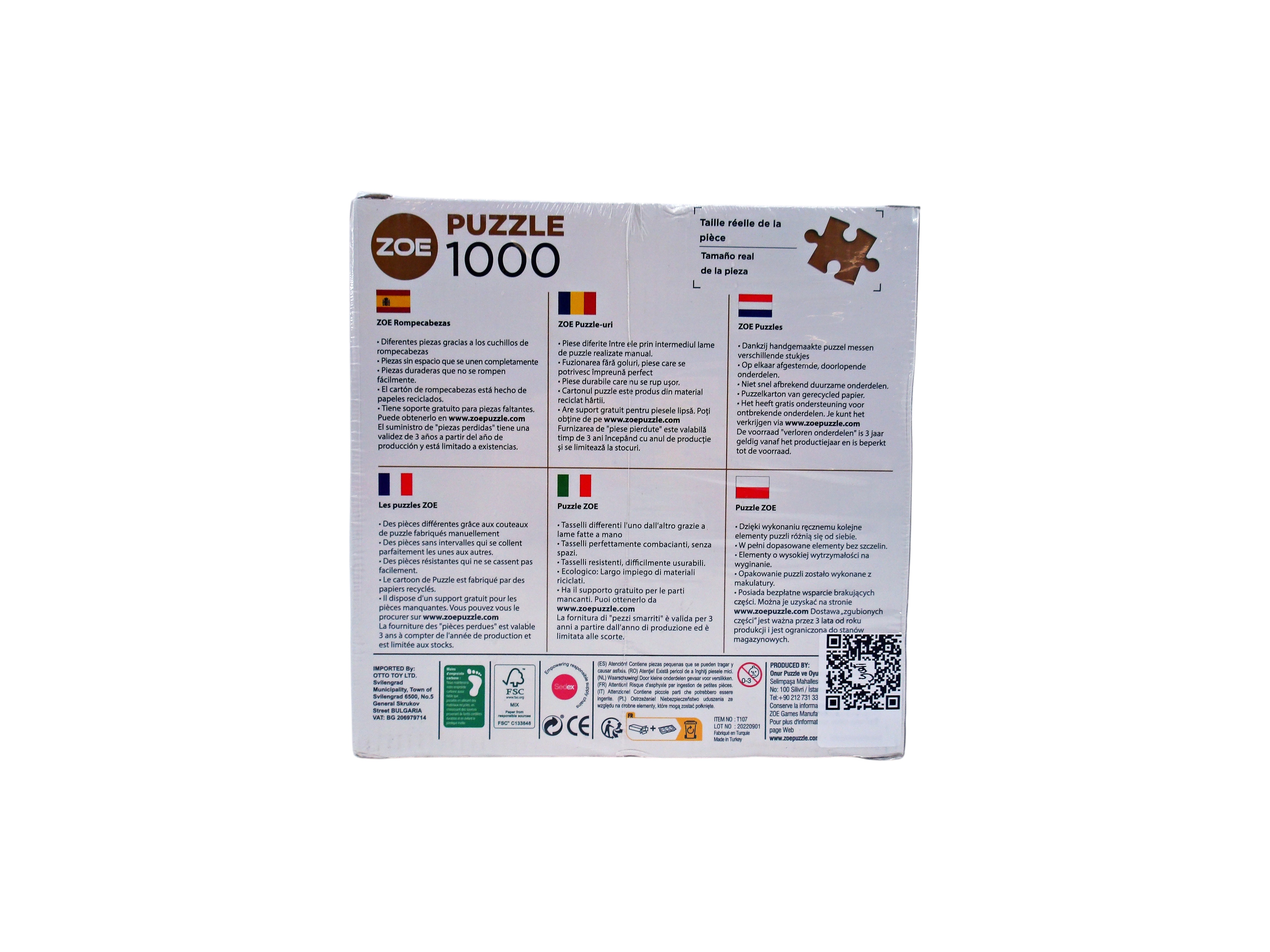Voir photo 2 de Les puzzles de Zoé - Kandisky - 1000 pièces Les puzzles de Zoé - Kandisky - 1000 pièces Comme neuf - Vue 2 -